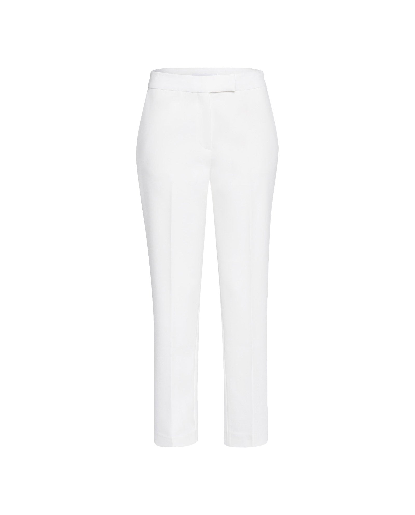 The Ankle Length PIPPA Pants by IVY OAK feature a slim fit, flat front, zipper closure, and side pockets, shown on a plain white background.