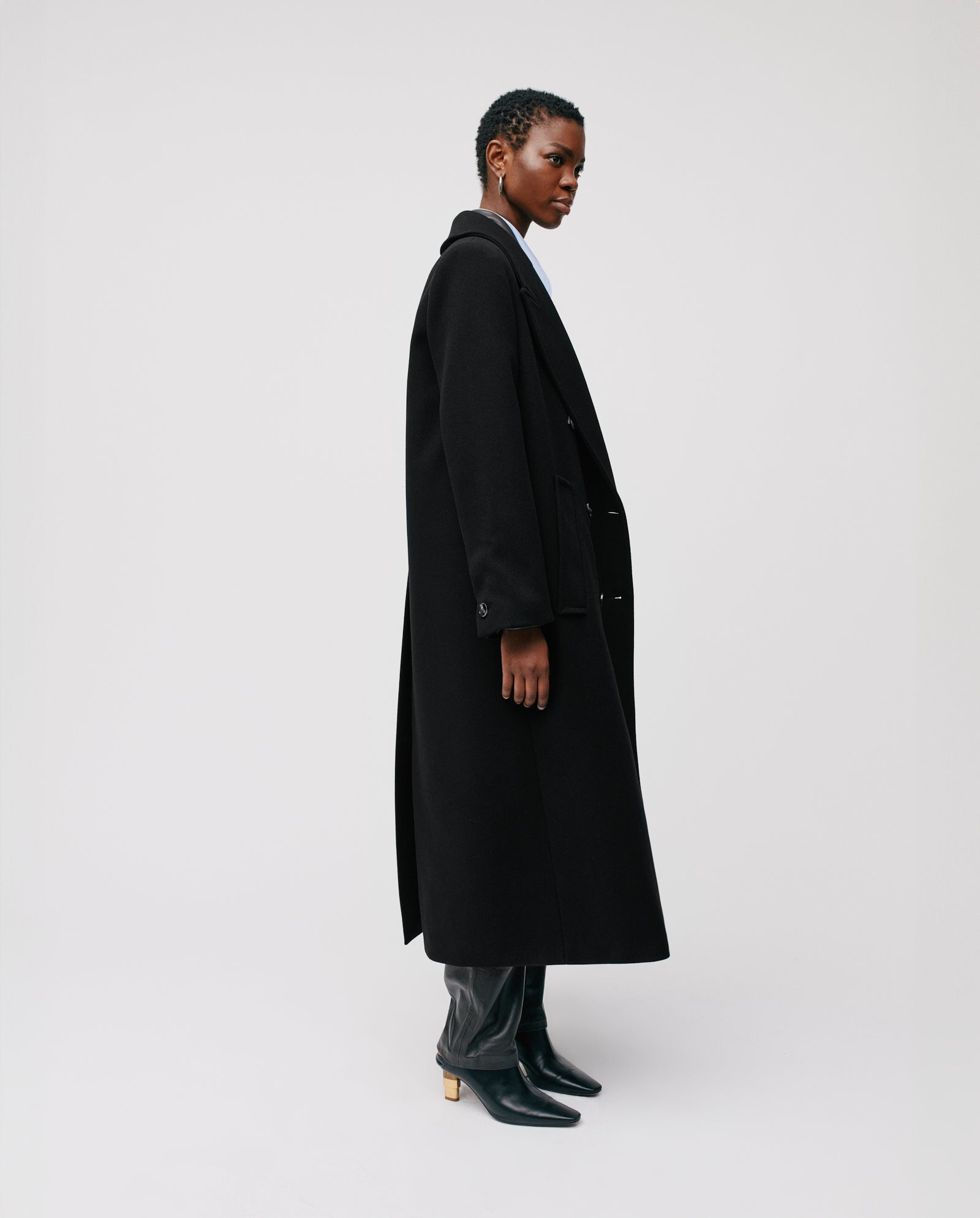 CLEMENCE coat black | oversized winter coat