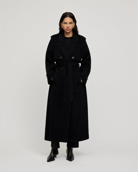COLETTE ANN coat black | made of 100% wool